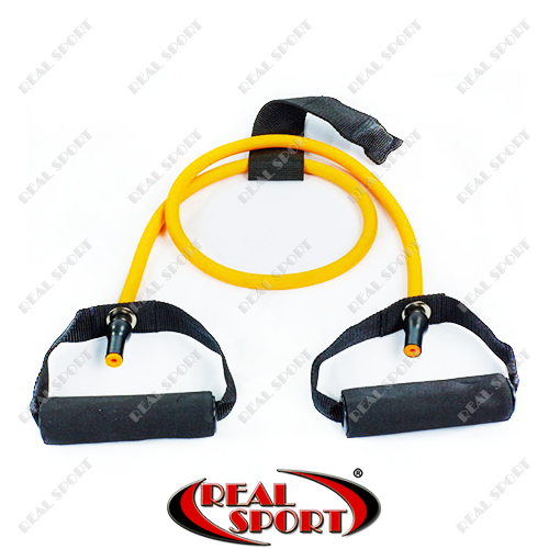 Еспандер трубчастий з ручками та дверним фіксатором FI-2659-OR 18кг