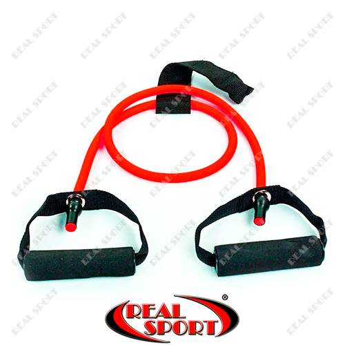 Еспандер трубчастий з ручками та дверним фіксатором FI-2659-R 14кг