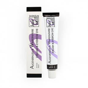 Фарба для вій і брів HairWell чорна