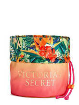 Оригінал — Сумочка для косметики Victoria's Secret Neon Paradise Drawstring Beauty Bag (Вікторія Сікрет) KS7