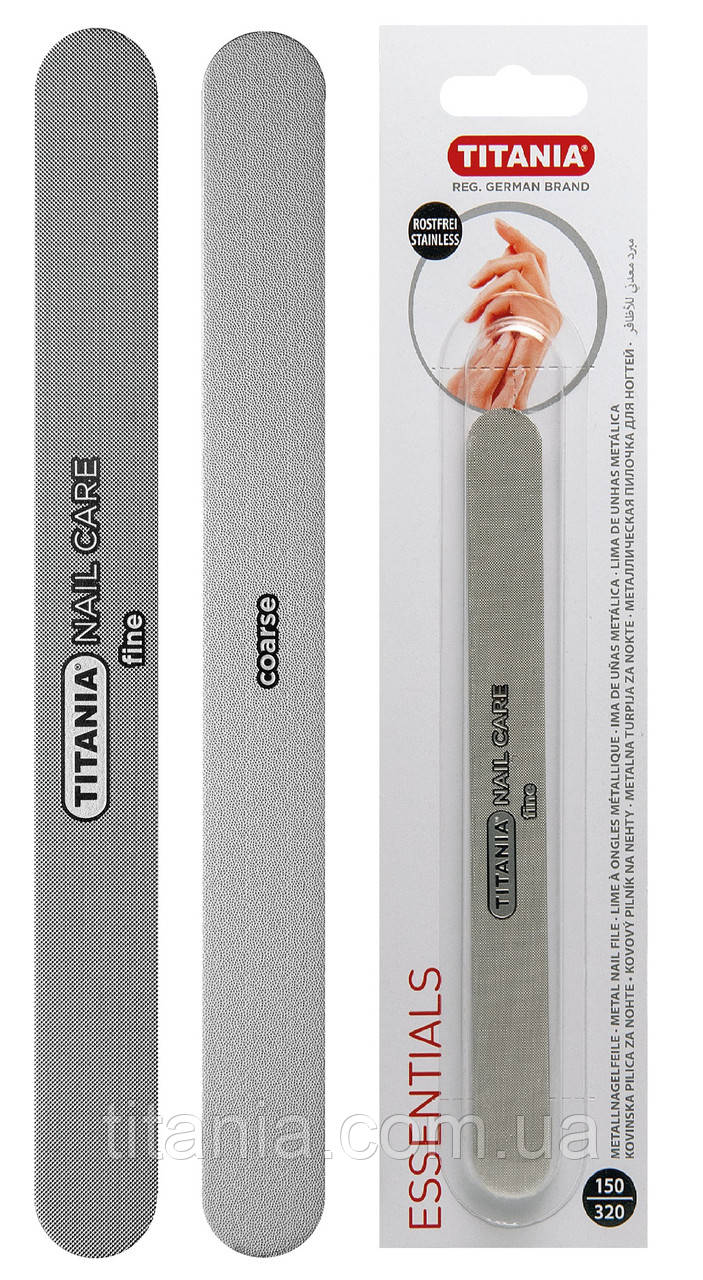 Манікюрна пилка для нігтів із неіржавкої сталі art.1235 B, фото 1