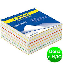 Блок паперу для нотаток "Веселка" 80х80х30мм, не скл. BM.2233