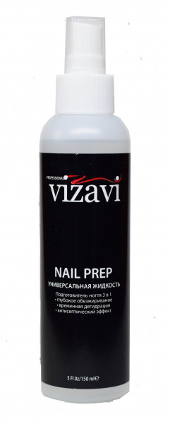 Універсальна рідина Nail prep Vizavi (150 мл)