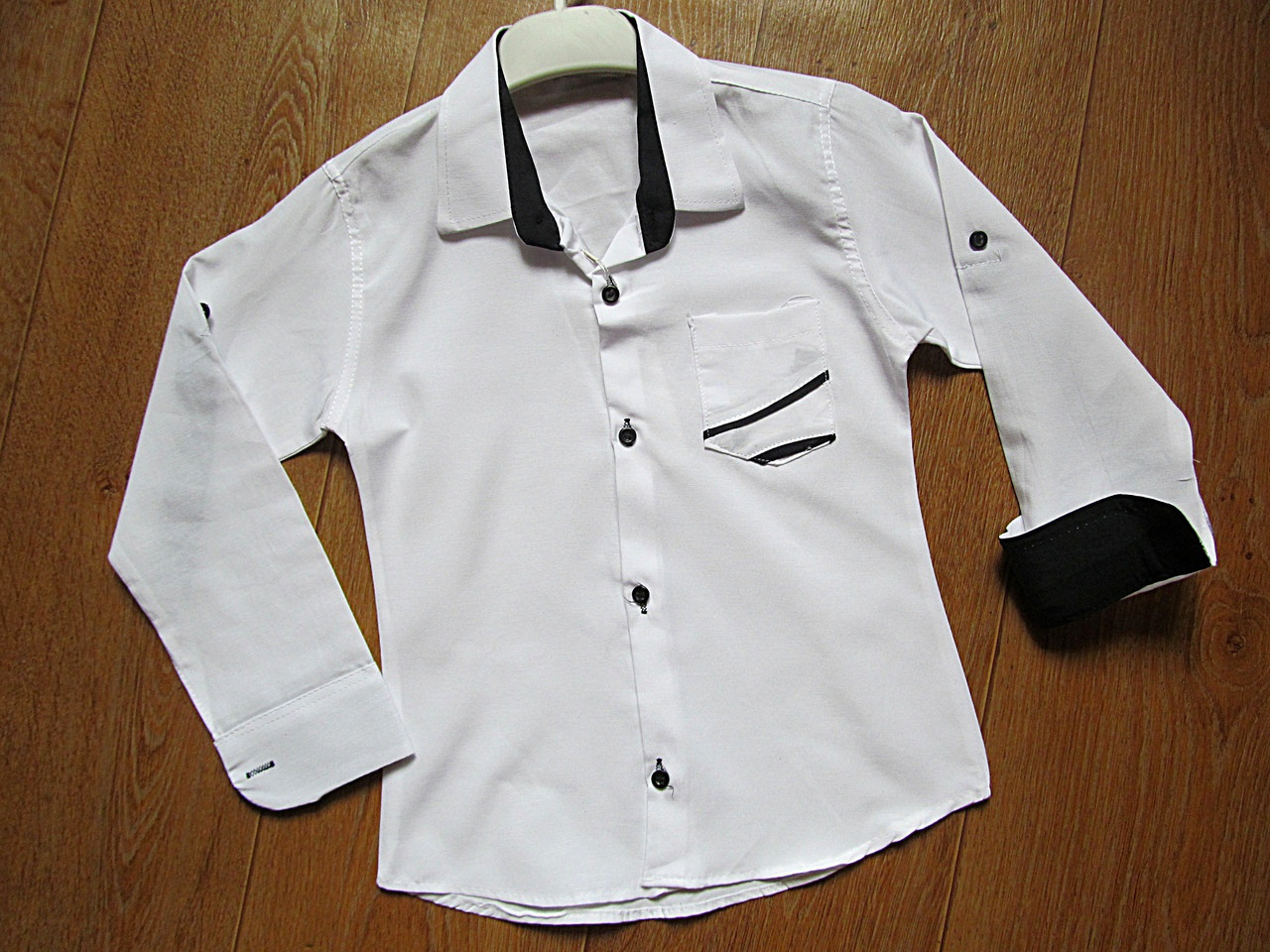 Сорочка довгий рукав на хлопчика в школу. 15-16 років - фото 1 - id-p741968705