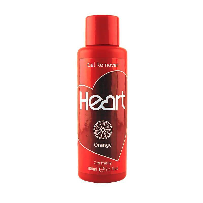 Gel Remover, Heart, (апельсин) 100 мл.
