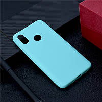 Чехол Xiaomi Redmi S2 / Redmi Y2 5.99'' силикон soft touch бампер мятно-голубой