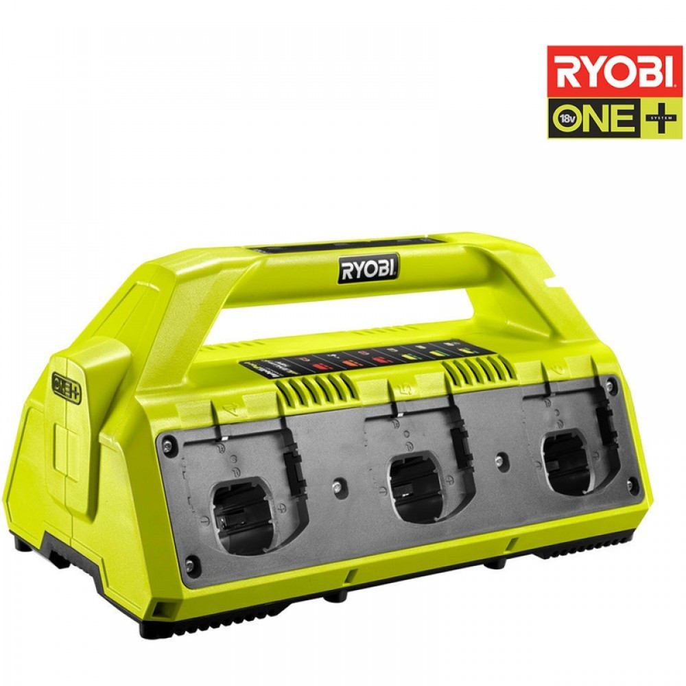 Зарядний пристрій 6-портовий RYOBI RC18627 ONE+, фото 1