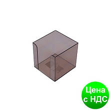 Бокс для паперу 90х90х90мм, JOBMAX, димчастий 83031