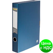 Бокс для документів на липучці, 55мм, , т. синій BM.3201-03