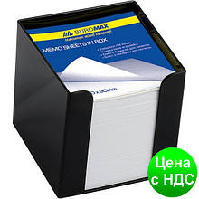 Бокс з білим папером 90х90х90мм., чорний BM.2290-01