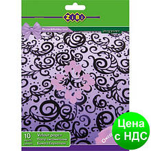 Оксамитова папір А4, 10 кольорів, 10 аркушів ZB.1913