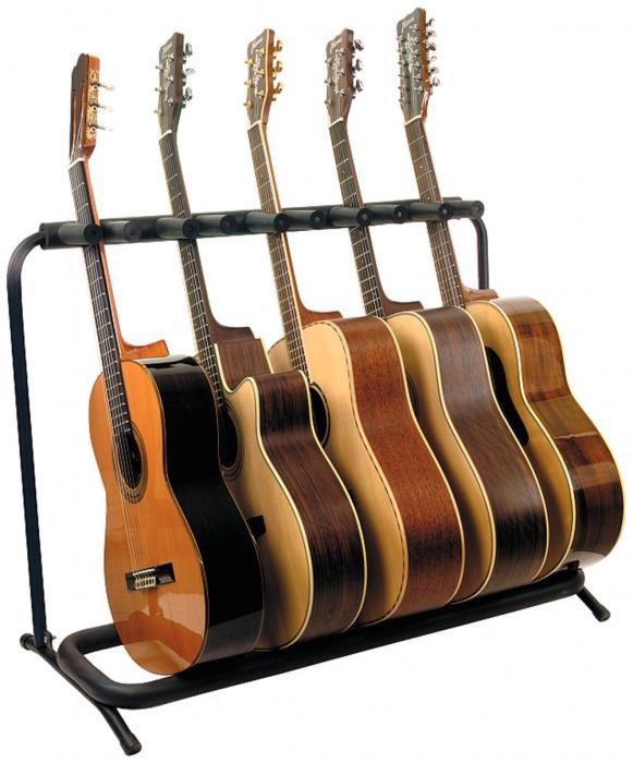 Стенд для 5-ти акустичних гітар ROCKSTAND RS20871 B - Guitar Rack Stand for 5 Classical or Acoustic Guitars /