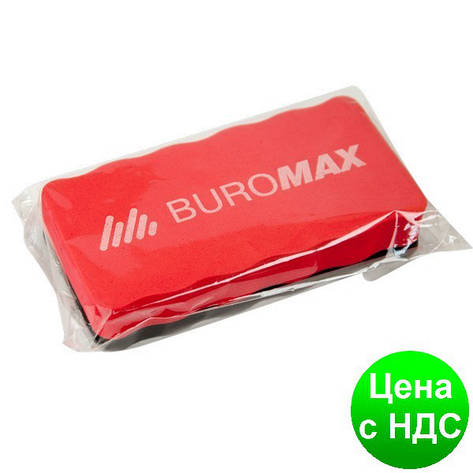 Губка магнітна для сухої очистки маркерної дошки з магнітом, асорті BM.0074-99, фото 1