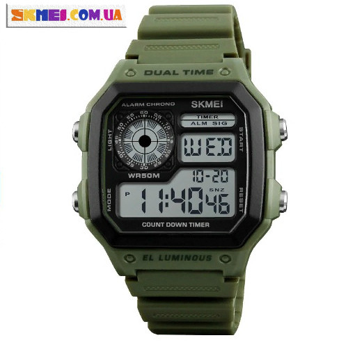 Спортивний годинник Skmei 1299 (army green)