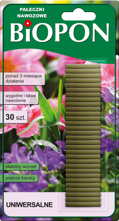 Добриво в паличках універсальне BIOPON 30 шт., фото 1