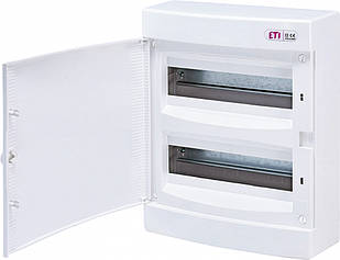 Щит зовнішній. розподільний ECT 24PO (24мод.білі двері)