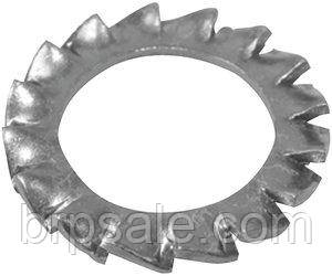 Стопорно-клинова шайба Washer-lock serrated int.ext.M6