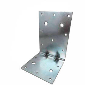 Кутник посилений, кутник кріпильний, кутник сталевий, кутник оцинкований 150х100х100 (3мм)