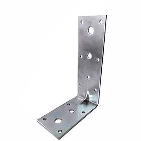 Кутник посилений, кутник кріпильний, кутник сталевий, кутник оцинкований 150х100х50 (3мм)
