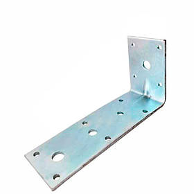 Кутник посилений, кутник кріпильний, кутник сталевий, кутник оцинкований 150х75х50 (3мм)