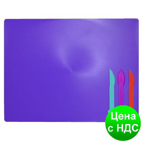 Дощечка для пластиліну, 3 стека, фіолетовий ZB.6910-07, фото 2