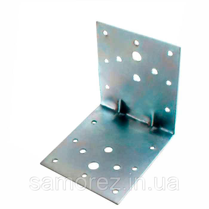 Кутник посилений перфорований 105х105х90 (2мм)