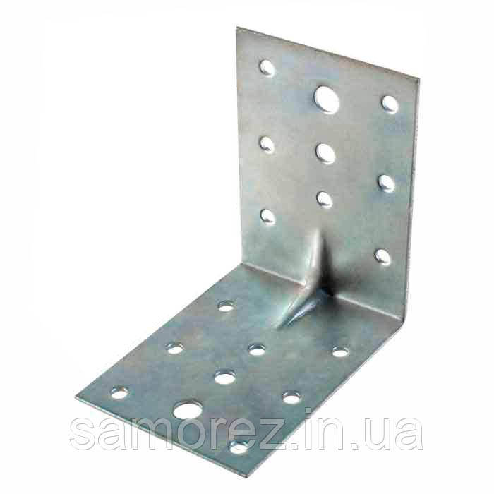Уголок усиленный, уголок оцинкованный, уголок перфорированный 90х90х65 ...