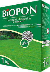 Добриво для газону зі мохом BIOPON 10 кг