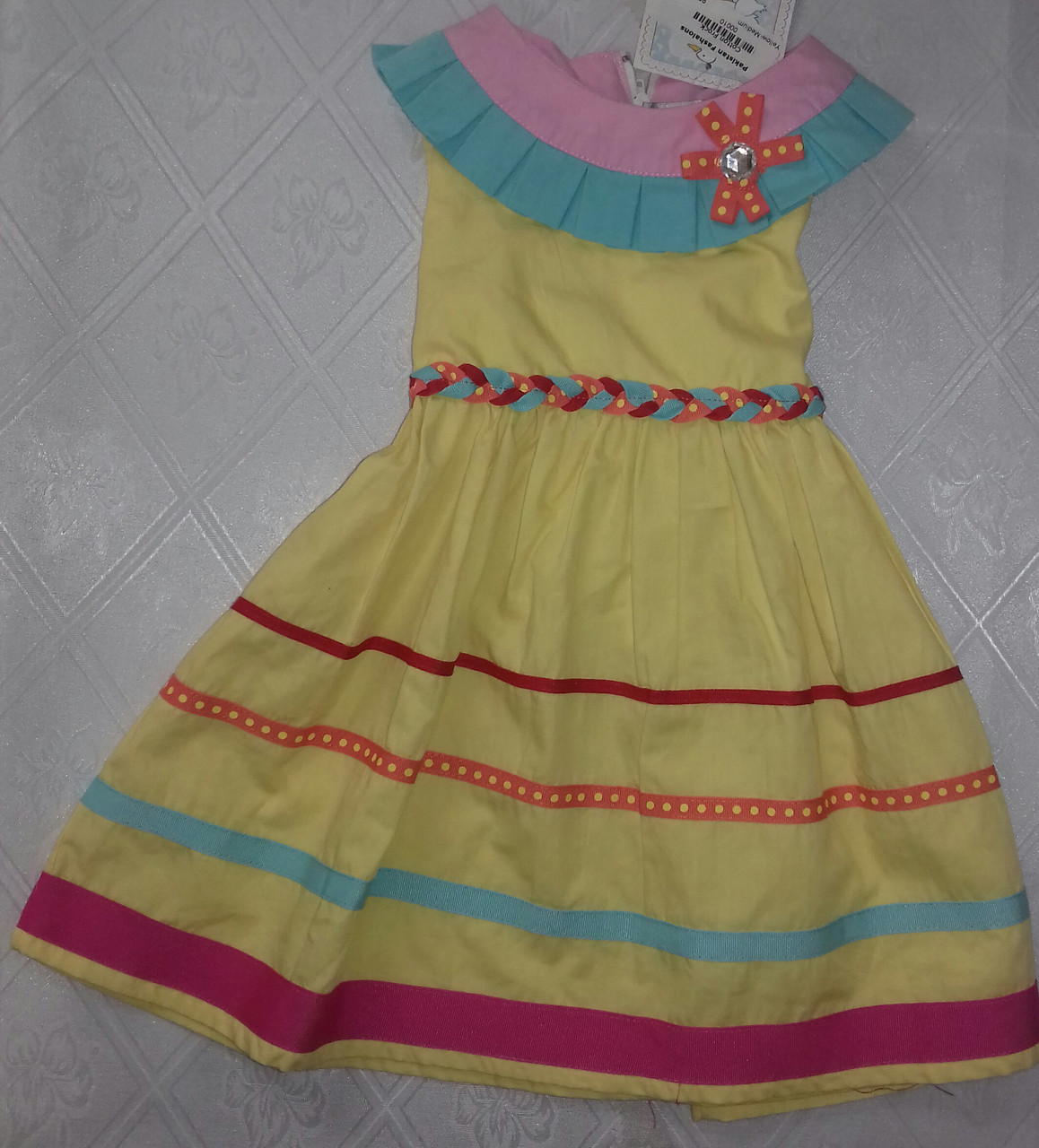 Жовте літнє плаття (1-2 роки)