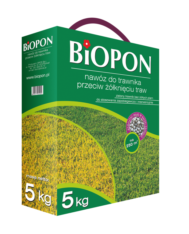 Добриво для газону проти пожовтіння BIOPON 1 кг