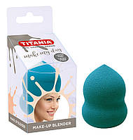 Спонж для макіяжу без латексу зелений TITANIA 2935 B