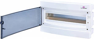 Щит внутр. розподільний ECM 18PT (18мод.прозор.двері)