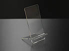 Збірна підставка під смартфон, універсальні стійки з акрилу для телефону в магазин, фото 2