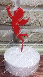 Пластиковий топер Янголятко №1