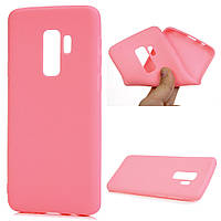 Чохол Samsung S9 Plus / G965 силікон soft touch бампер світло-рожевий