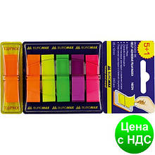 Закладки POP-UP (5+1)х40л. пласт. NEON 45х12мм, асорті BM.2303-98