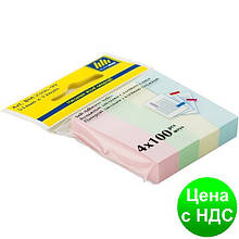 Закладки паперові 51х12мм, 4х100листов, асорті BM.2306-99