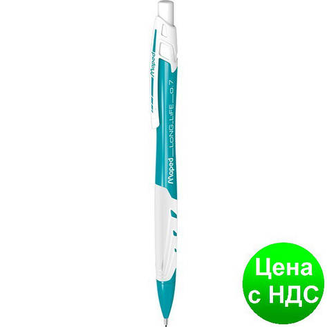Олівець механічний BLACK PEPS Long Life 0.7 мм, з гумкою, синій MP.564130, фото 1