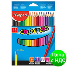 Олівці кольорові COLOR PEPS Classic, 18 кольорів MP.183218
