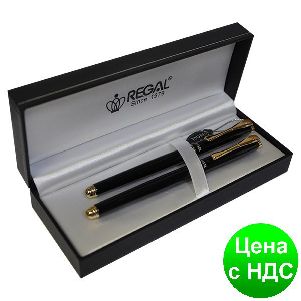 Комплект ручек (П+Р) в подарочном футляре L, черный R12223.L.RF