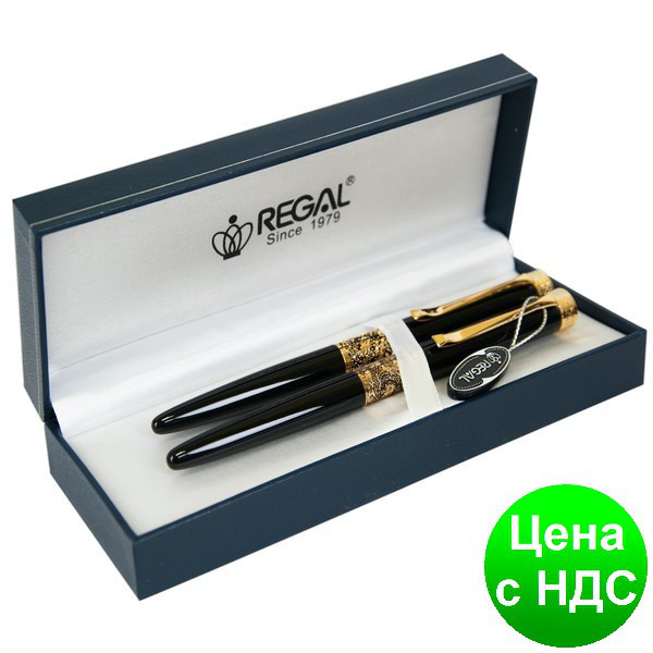 Комплект ручок (П+Р) у подарунковому футлярі L, чорний R35001.L.RF