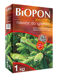 Осіннє добриво для хвойних BIOPON 3 кг