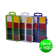 Фарби акварельні 8 кол., пласт./кор., б/п., білий ZB.6519