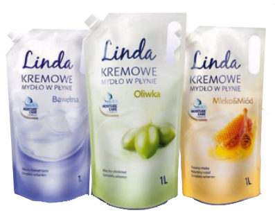 Linda kremowe mydlo крем мило в асортименті 1 л Польща