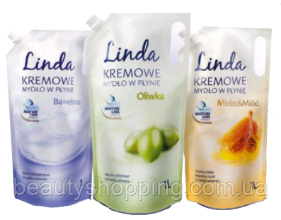 Linda kremowe mydlo крем мыло в ассортименте 1л Польша - фото 1 - id-p742245708