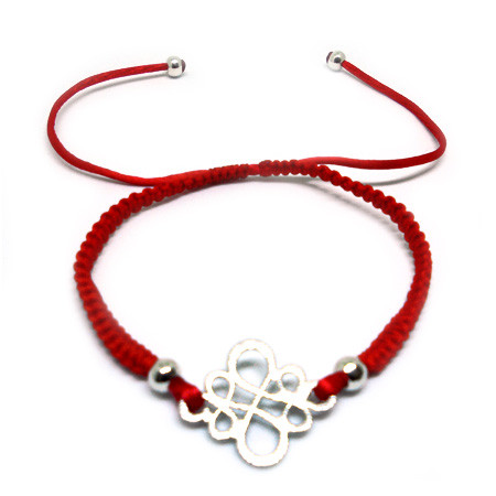 Червона нитка від сочка з Узлам удачі, фото 1