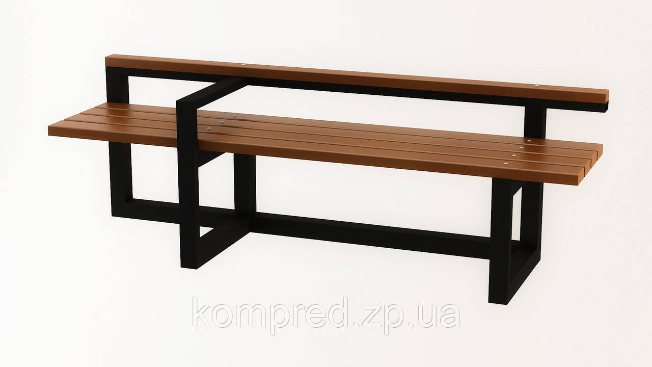 Скамья для парка Санта 1800*450*600 Kompred OL801/1