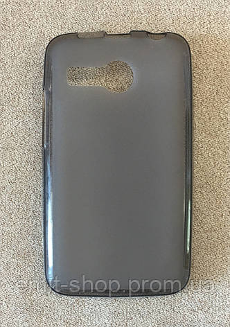 Силіконовий чохол-накладка для Lenovo A316 (Сірий), фото 2