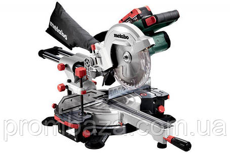 Акумуляторна торцювальна пила Metabo KGS 18 LTX 216 LiHD 2x8.0 А·год, фото 1