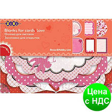 Основа для листівок "Love" 10.2*15.3 см ZB.18200-AF